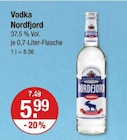 Vodka Angebote von Nordfjord bei V-Markt Augsburg für 5,99 €