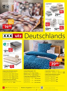 Spannbettlaken im XXXLutz Möbelhäuser Prospekt "Deutschlands größter WSV" mit 10 Seiten (Mainz)