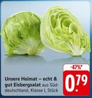 Aktuelle Gemüse Angebote bei EDEKA in Pforzheim Aktuelles Eisbergsalat Angebot bei EDEKA in Pforzheim ab 0,79 €