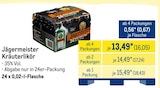 Kräuterlikör Angebote von Jägermeister bei METRO Rastatt für 16,05 €