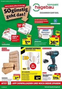 Aktueller hagebau kompakt Prospekt für Bad Wildungen und Ungebung,  Seiten zum blättern hagebau kompakt Prospekt SO günstig geht das! mit  Seiten in Bad Wildungen und Umgebung