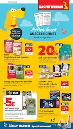 Perlen im DAS FUTTERHAUS Prospekt Perlen im DAS FUTTERHAUS Prospekt "DER FACHMARKT für Tierfreunde." auf Seite 1