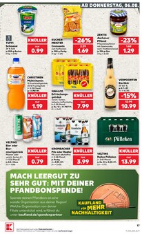 Krombacher im Kaufland Prospekt "Hier bin ich richtig" mit 65 Seiten (Ratingen)