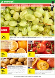 Offre Raisin Blanc dans le catalogue Carrefour du moment à la page 27