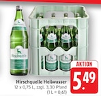 Heilwasser Angebote von Hirschquelle bei E center Filderstadt für 5,49 €