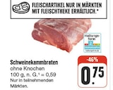 Schweinekammbraten im Angebot bei nah und gut in Dresden Schweinekammbraten Angebote bei nah und gut Dresden für 0,75 €