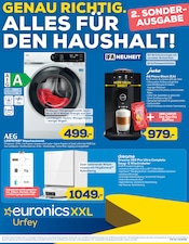 EURONICS Elektromärkte Prospekt der aktuellen Woche mit 4 Seiten, gültig von 10.10.2026 bis 16.10.2026, in Euskirchen und Umgebung Aktueller EURONICS Elektromärkte Prospekt in Euskirchen und Umgebung, "GENAU RICHTIG. ALLES FÜR DEN HAUSHALT!" mit 4 Seiten, 10.10.2026 - 16.10.2026