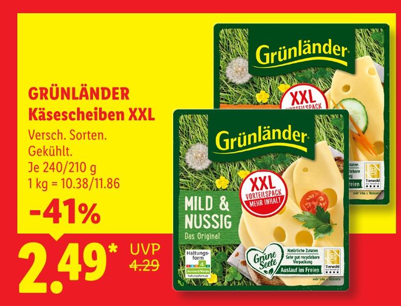 Käsescheiben XXL
