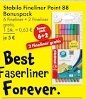 TEDi Zell - Fineliner Point 88 Bonuspack Angebot im Prospekt Fineliner Point 88 Bonuspack bei TEDi im Zell Prospekt für 5,00 €