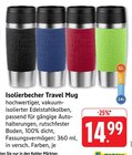 Isolierbecher Travel Mug bei E center im Prospekt "" für 14,99 €