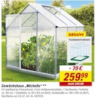 Gewächshaus „Michelle“ bei toom Baumarkt im Parchen Prospekt für 259,99 €