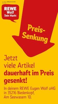 REWE Prospekt Dein Markt mit 32 Seiten