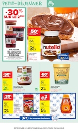 Promos Nutella dans le catalogue "LE MOIS MONOPOLY" de Carrefour Market Nutella en promo dans le catalogue Carrefour Market à la page 12