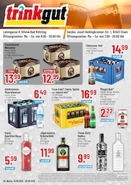 Trinkgut Prospekt "Aktuelle Angebote" für Cham, 4 Seiten, 15.09.2025 - 20.09.2025