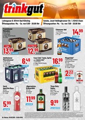 Aktueller Trinkgut Discounter Prospekt in Cham und Umgebung, "Aktuelle Angebote" mit 4 Seiten, 15.09.2025 - 20.09.2025
