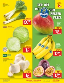 Bananen im Netto Marken-Discount Prospekt "Aktuelle Angebote" mit 65 Seiten (Erfurt)