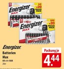 Batterien Max AA bei famila Nordost im Prospekt "" für 4,44 €