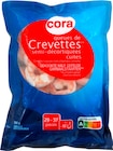 Queues de crevettes semi-décortiquées cuites - CORA dans le catalogue Cora