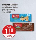 Classic Vanille im Angebot bei V-Markt in Augsburg Classic Vanille Angebote von Loacker bei V-Markt Augsburg für 1,19 €