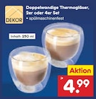 Doppelwandige Thermogläser im Netto Marken-Discount Prospekt Doppelwandige Thermogläser von DEKOR im aktuellen Netto Marken-Discount Prospekt für 4,99 €