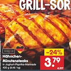 Hähnchen-Minutensteaks im Netto Marken-Discount Prospekt Hähnchen-Minutensteaks von im aktuellen Netto Marken-Discount Prospekt für 3,79 €