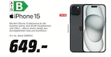iPhone 15 Angebote von Apple bei MediaMarkt Saturn Rosenheim für 649,00 €