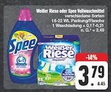 Aktuelles Spee Vollwaschmittel Angebot bei EDEKA in Chemnitz ab 3,49 €