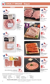 Promos Viande dans le catalogue "Engagés pour soutenir NOS PARTENAIRES LOCAUX." de Super U Viande en promo dans le catalogue Super U à la page 6