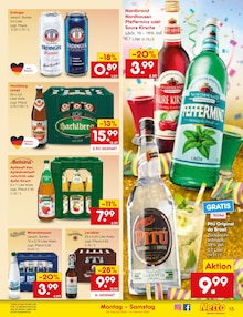 Bier im Netto Marken-Discount Prospekt "Aktuelle Angebote" mit 58 Seiten (München)