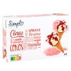 Cônes glacés - SIMPL en promo chez Carrefour Market Cônes glacés - SIMPL dans le catalogue Carrefour Market