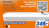 Kompakte, smarte Soundbar Beam im Angebot bei expert in Pirna Kompakte, smarte Soundbar Beam Angebote von Sonos bei expert Pirna für 349,00 €