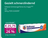 Schmerzgel forte 23,2 mg/g bei mea - meine apotheke im Prospekt "" für 25,75 €