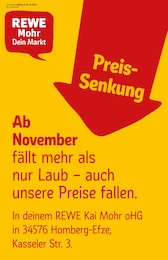 REWE Prospekt "Dein Markt" für Homberg, 36 Seiten, 24.11.2025 - 29.11.2025