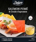 Saumon fumé avec coulis d'agrumes - DELUXE - Lidl à Aix-en-Provence Saumon fumé avec coulis d'agrumes - DELUXE en promo chez Lidl Aix-en-Provence à 4,99 €