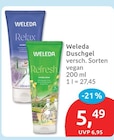 Relax Duschgel von Weleda für 5,49 € bei budni im Angebot Relax Duschgel von Weleda im aktuellen budni Prospekt