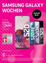 Telekom Shop Prospekt für Düsseldorf mit 1 Seiten Telekom Shop Prospekt für Düsseldorf: "SAMSUNG GALAXY WOCHEN", 1 Seiten, 04.01.2021 - 18.01.2021