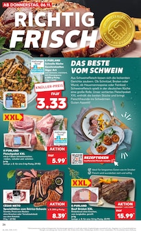 Steak im aktuellen Kaufland Prospekt (Hagen (Stadt der FernUniversität)) Steak im Kaufland Prospekt "Aktuelle Angebote" mit 64 Seiten (Hagen (Stadt der FernUniversität))
