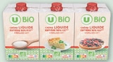 Crème UHT Liquide Entière 30% MG - U BIO en promo chez U Express Crème UHT Liquide Entière 30% MG - U BIO dans le catalogue U Express