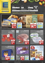 Supermarkt Prospekt von EDEKA Lauf EDEKA Prospekt: "Wir lieben Lebensmittel!", 28 Seiten, 08.09.2025 - 13.09.2025
