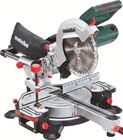 Scie à onglet radiale KGS216M - METABO en promo chez Mr. Bricolage Scie à onglet radiale KGS216M - METABO dans le catalogue Mr. Bricolage