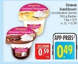 Grand Dessert Vanille im Angebot bei Marktkauf in Leipzig Grand Dessert Vanille Angebote von Ehrmann bei Marktkauf Leipzig für 0,49 €