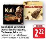 Salted Caramel & Australian Macadamia Angebote von Nuii bei EDEKA Saarlouis für 2,22 €