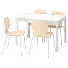 Tisch und 4 Stühle weiß/Birke weiß bei IKEA im Friedberg Prospekt für 438,96 €