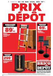 Catalogue Bricolage Brico Dépôt en cours à Saint-Martin-d'Auxigny et alentours, "PRIX DÉPÔT", 1 page, 09/05/2025 - 23/05/2025