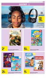 Prix et réduction Cahier Vacances dans le prospectus Carrefour Market en cours Offre Cahier Vacances dans le catalogue Carrefour Market du moment à la page 9