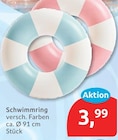 Schwimmring für 3,99 € bei budni im Angebot Schwimmring im aktuellen budni Prospekt