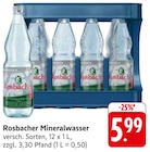 Mineralwasser Angebote von Rosbacher bei E center Pirmasens für 5,99 €