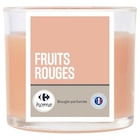 Bougie en verre fruits rouges - CARREFOUR HOME en promo chez Carrefour Gonesse à 1,99 €