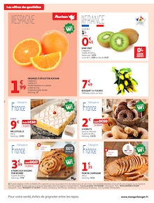 Catalogue Auchan Supermarché à Saint-Galmier cette semaine, valable du 03/03/2026 au 07/03/2026 Prospectus Auchan Supermarché à Saint-Galmier, "LE FRAIS, LE BON MOINS CHER", 8 pages de promos valables du 03/03/2026 au 07/03/2026