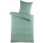Bettwäsche_Musselin grün 135x200cm im aktuellen POCO Prospekt